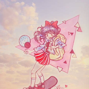 Skater girl just wanna have fun!