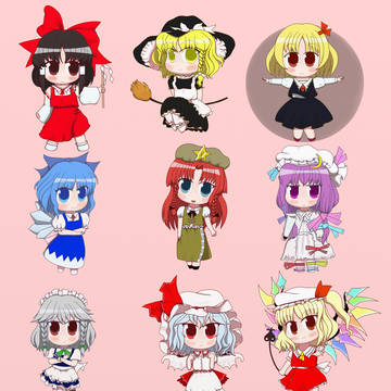 東方紅魔郷立ち絵