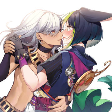 💜💚