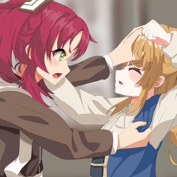 バチバチな二人