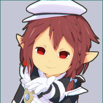 自キャラのララフェル