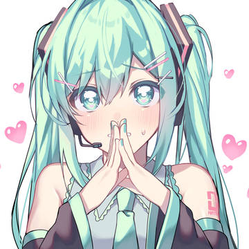 照れミクちゃん💕