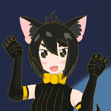 自衛隊グッズのキャラクター 築城くろえちゃん