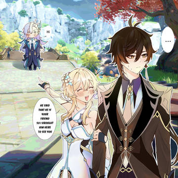 2 dragons meet each other