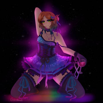 Yuta in a dress<3