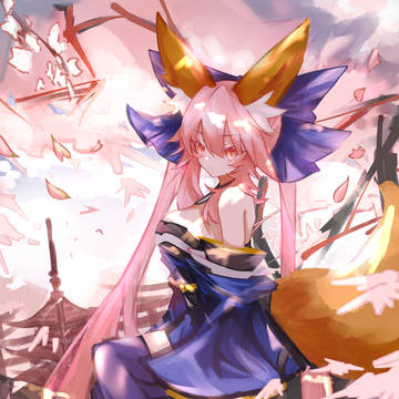 桜舞う