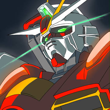ミキシングガンプラのイラスト