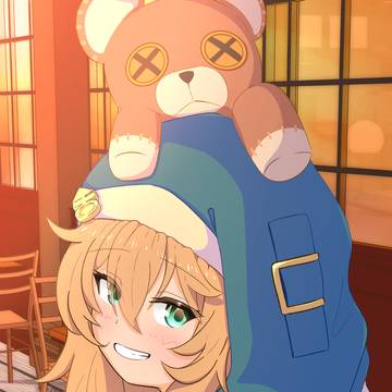 ブリジットと夕暮れの散歩