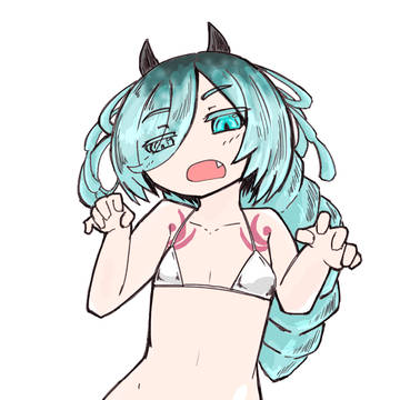 白ビキニキノ
