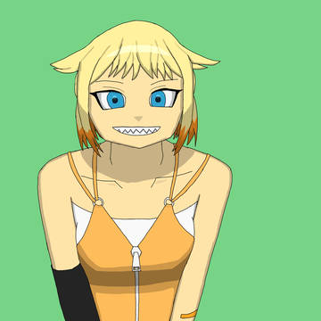 顎が強くてギザ歯なONEちゃん