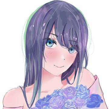 青いバラ