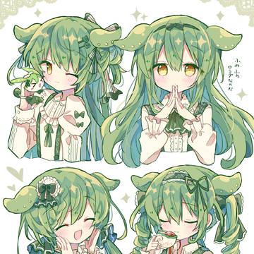 お嬢様ずんだもんヘアチェンジ🎀