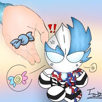 ultraman blazar and candy