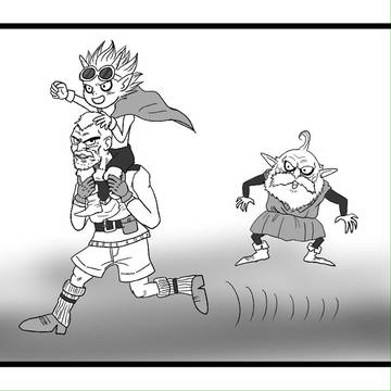 エンドレス肩車漫画