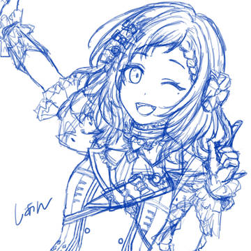 相羽ういはちゃん ラフ