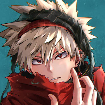 MHA40巻裏表紙のかっちゃん