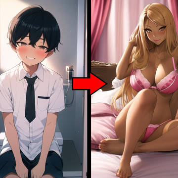 Schoolboy to Gyaru Girl TSF