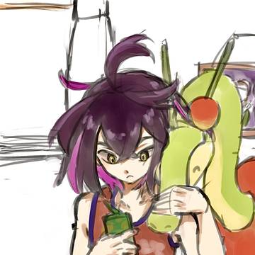 部屋にいるスグリ