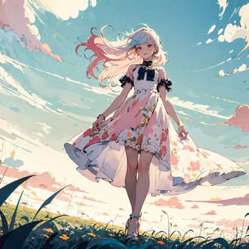 Little pink girl