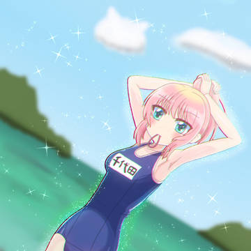 スク水桃