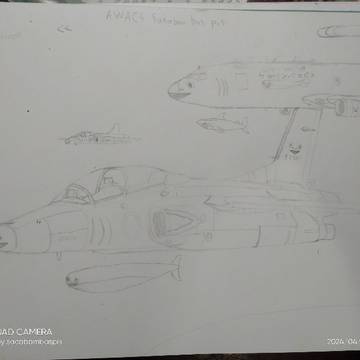 unfinished WIP (Kawasaki T-4)