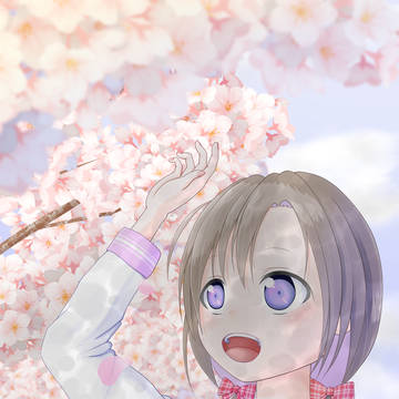 桜とセーラー服
