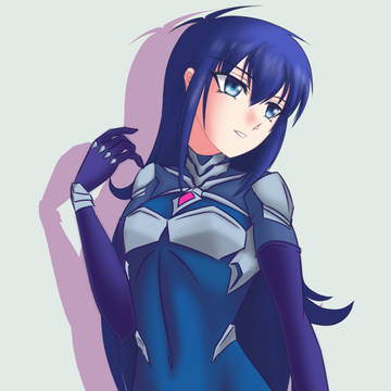 カーラ・フォウ・ウェイン/パイロットスーツ姿