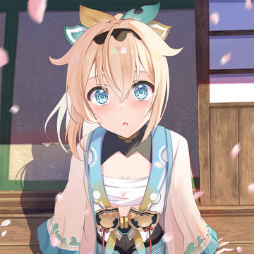 春の縁側で🍃