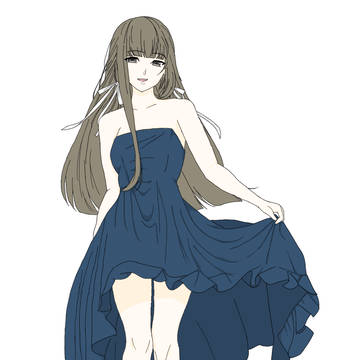 パーティードレス着た深琴ちゃん