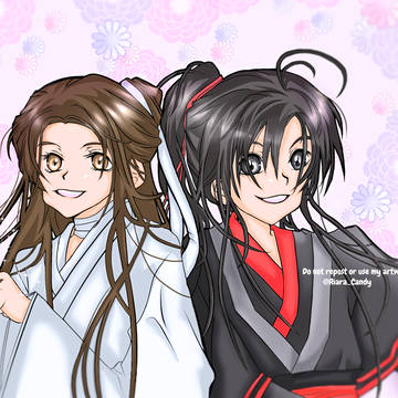 殿下＆魏嬰。三郎＆殿下。