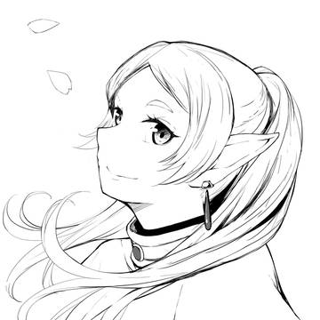 桜とエルフ