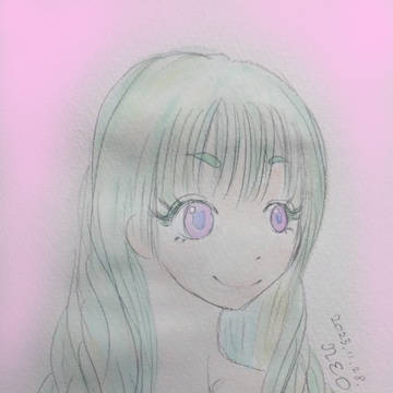 パステルカラーな女の子