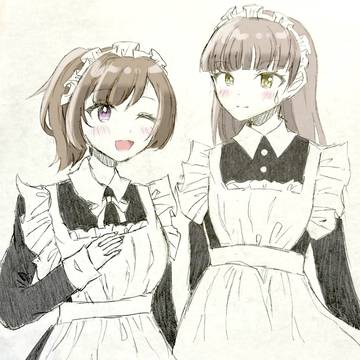 メイド服着せてみた👍
