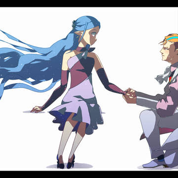 【PFSOZ】ラクリムさんとネヤさん【ピクファンアート】