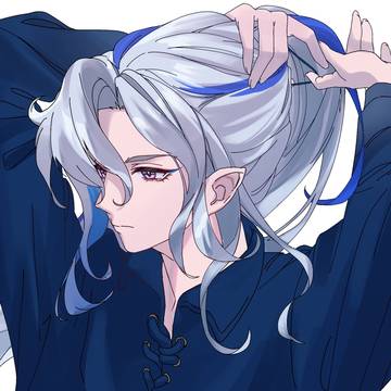 ヘアセット前のヌヴィレット