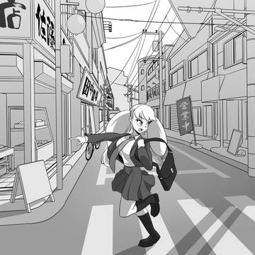 夕暮れ商店街
