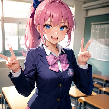 嬉しそうな女の子