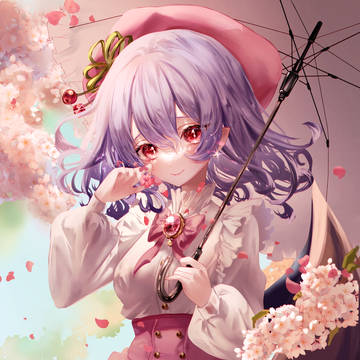 レミリアとそれ上る桜🌸