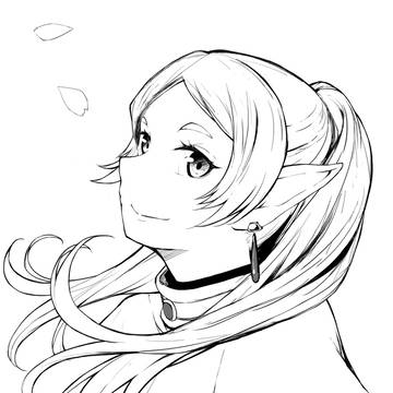 桜とエルフ