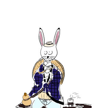 昔のうさぎさん