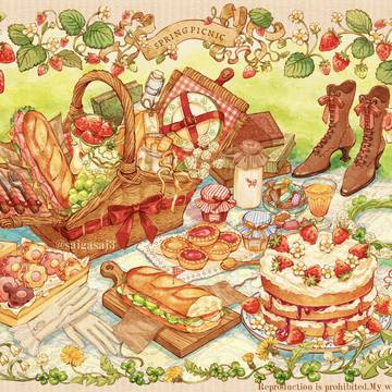 ひだまりピクニック🧺🍓🥪
