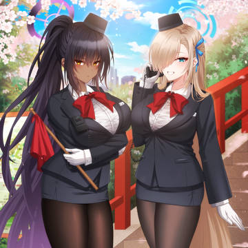 ガイドカリンとアスナ