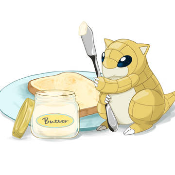 バターを塗ってくれるサンド