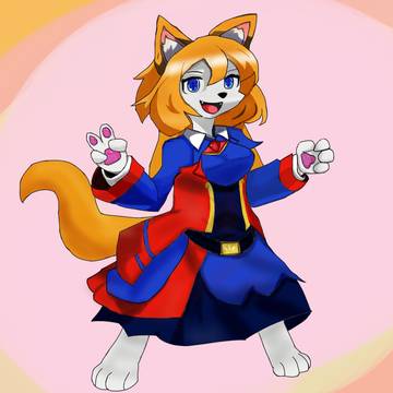 元気そうなケモノの子