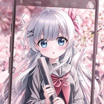 桜花散る卒業の1ページ