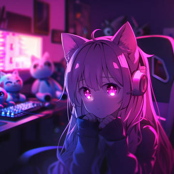 Cute neko girl