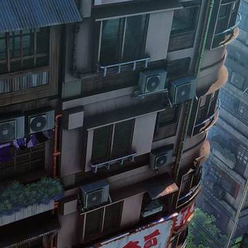 アニメ背景風3DCG研究結果(アニメーション)その２