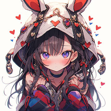 「ハート兎」