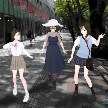 すだれファミリー　お買い物大作戦