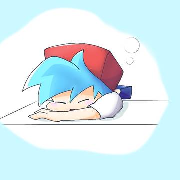眠るBF